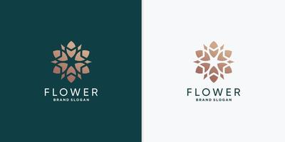 modèle de logo de fleur pour femme, beauté, spa, entreprise de bien-être vecteur premium partie 3