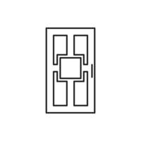 vecteur de porte pour la présentation de l'icône du symbole du site Web