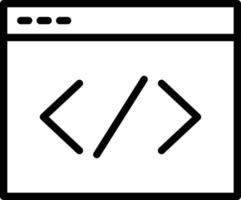 icône de vecteur de développement qui peut facilement modifier ou éditer
