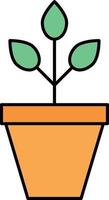 icône de vecteur isolé de plante qui peut facilement modifier ou éditer