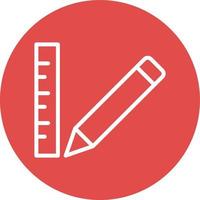 icône de vecteur isolé de crayon qui peut facilement modifier ou éditer