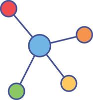 icône de vecteur isolé de mise en réseau qui peut facilement modifier ou éditer