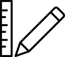 icône de vecteur isolé de crayon qui peut facilement modifier ou éditer