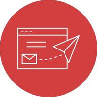 envoyer une icône de vecteur d'e-mail qui peut facilement être modifiée ou modifiée
