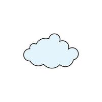 nuage clipart vecteur de conception