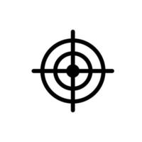 vecteur de conception d'icône de logo cible