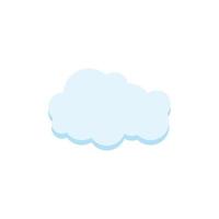 nuage clipart vecteur de conception