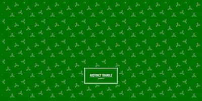 motif triangle abstrait avec fond vert vecteur