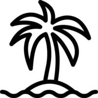 illustration vectorielle de palmier sur fond.symboles de qualité premium.icônes vectorielles pour le concept et la conception graphique. vecteur