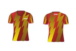 le maillot est une conception de t-shirt de sport moyenne pour l'équipe de football, de basket-ball et de volley-ball
