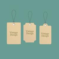 design vintage pour produit d'étiquette vecteur
