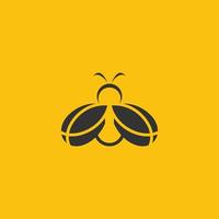 logo de symbole d'icône de vecteur créatif de miel d'abeille. logotype linéaire de travail acharné.