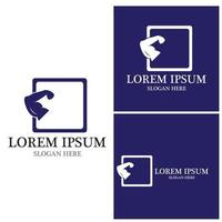 conception de logo de remise en forme vector illustrationicon