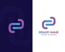 création de logo créatif moderne avec fond blanc et vecteur gratuit
