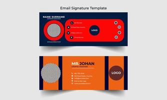 modèle de signature électronique. vecteur