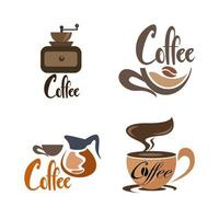 café logo icône vecteur