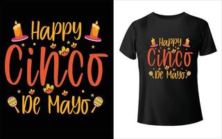 cinco de mayo t shirt design art vectoriel vecteur de cinco de mayo