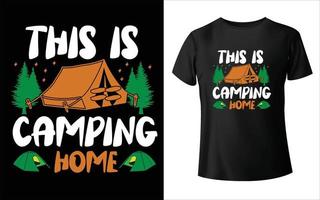 conception de t-shirt de camping, vecteur de camping, vecteur de camping, royauté ceci est ma conception de t-shirt de randonnée. vecteur,