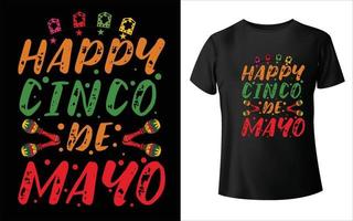 cinco de mayo t shirt design art vectoriel vecteur de cinco de mayo
