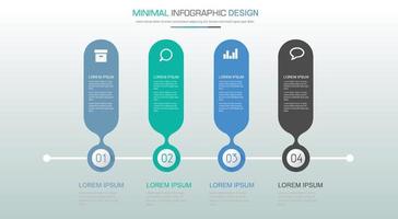 modèle d'infographie d'entreprise avec icône, illustration de conception vectorielle vecteur