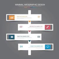 modèle d'infographie d'entreprise avec icône, illustration de conception vectorielle vecteur