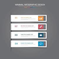 modèle d'infographie d'entreprise avec icône, illustration de conception vectorielle vecteur