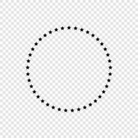 icône étoiles en cercle vecteur