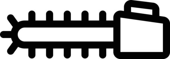 illustration vectorielle de scie électrique sur fond.symboles de qualité premium.icônes vectorielles pour le concept et la conception graphique. vecteur