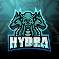 création de logo esport mascotte hydra vecteur