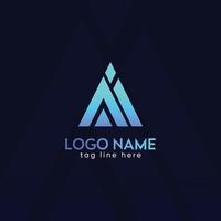 création de logo de lettre a et i moderne créative à télécharger gratuitement. vecteur