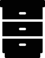 illustration vectorielle de l'armoire sur un arrière-plan.symboles de qualité premium.icônes vectorielles pour le concept et la conception graphique. vecteur