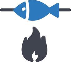 illustration vectorielle de poisson sur fond.symboles de qualité premium.icônes vectorielles pour le concept et la conception graphique. vecteur