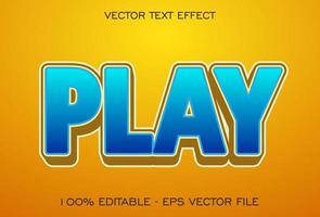 jouer à l'effet de texte avec la couleur orange et bleue pour le jeu.