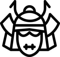 illustration vectorielle de samouraï sur fond.symboles de qualité premium.icônes vectorielles pour le concept et la conception graphique. vecteur