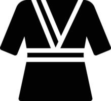 illustration vectorielle de robe japonaise sur fond.symboles de qualité premium.icônes vectorielles pour le concept et la conception graphique. vecteur