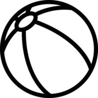 illustration vectorielle de balle sur un fond. symboles de qualité premium. icônes vectorielles pour le concept et la conception graphique. vecteur