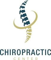 logo de santé médicale. logo de la colonne vertébrale chiropratique vecteur