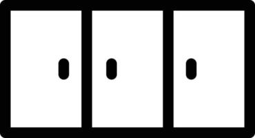 illustration vectorielle de l'armoire sur un arrière-plan.symboles de qualité premium.icônes vectorielles pour le concept et la conception graphique. vecteur