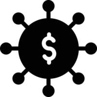 illustration vectorielle dollar sur fond.symboles de qualité premium.icônes vectorielles pour le concept et la conception graphique.