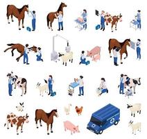 compositions vétérinaires pour animaux de la ferme vecteur