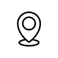 emplacement ou logo isolé signe symbole illustration vectorielle vecteur