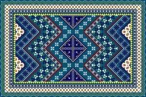 conception abstraite de motif ethnique ikat géométrique. tapis en tissu aztèque ornements de mandala décorations textiles papier peint. tribal boho natif ethnique turquie broderie traditionnelle vecteur fond