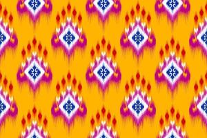 conception abstraite de motif ethnique ikat géométrique. tapis en tissu aztèque ornements de mandala décorations textiles papier peint. tribal boho natif ethnique turquie broderie traditionnelle vecteur fond