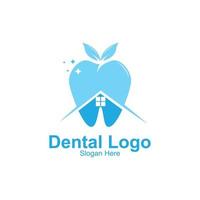 vecteur de logo de santé dentaire, garder et prendre soin des dents, conception pour la sérigraphie, entreprise, autocollants, arrière-plan