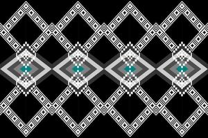 conception traditionnelle de motif ethnique géométrique pour le fond vecteur