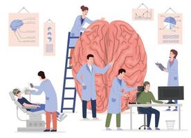 composition de la recherche médicale en neurosciences vecteur