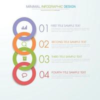 modèle d'infographie d'entreprise avec icône, illustration de conception vectorielle vecteur