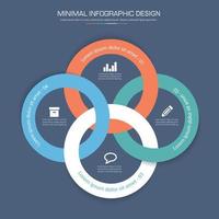 modèle d'infographie d'entreprise avec icône, illustration de conception vectorielle vecteur