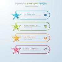 modèle d'infographie d'entreprise avec icône, illustration de conception vectorielle vecteur