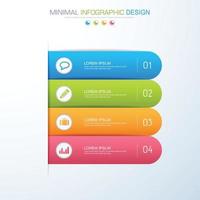 modèle d'infographie d'entreprise avec icône, illustration de conception vectorielle vecteur